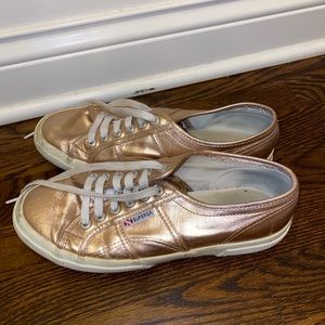 Superga Rose Gold Sneakers